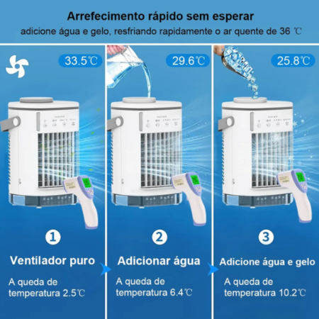 Ar Condicionado Portátil Mini USB - Potente e Silencioso IceCool - Image 4