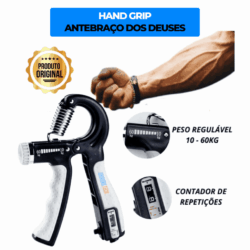 Hand Grip | Fortalecedor de Braços Resistente e Regulável 10 a 60kg