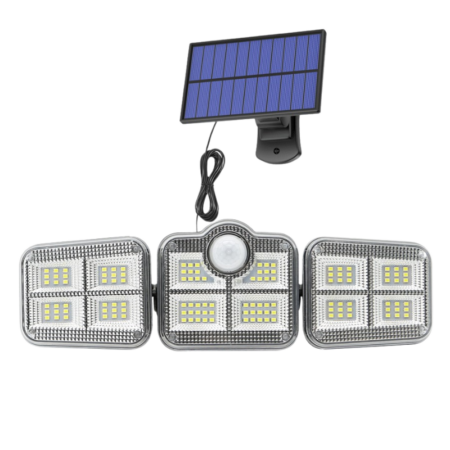 Holofote Solar LED 800W com 3 Cabeças- PowerLight - Image 6