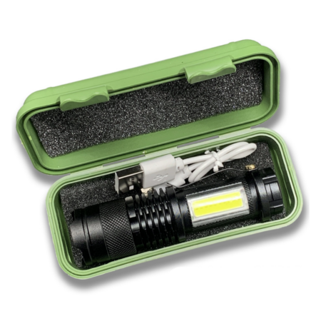 Lanterna Tática Recarregável USB | Super LED Zoom - Imagem 6