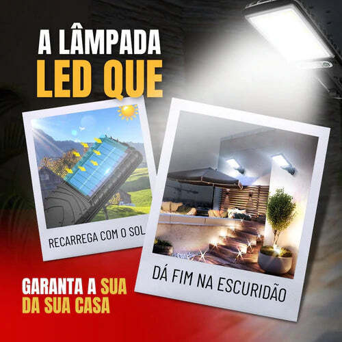 Refletor de Led Solar | Bright House (Queima De Estoque 🔥) - Imagem 2