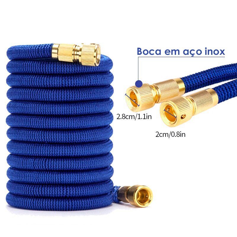 Mangueira Expansível de Microfibra de Alta Pressão | MAGICWATER + Conexões de Brinde - Imagem 3