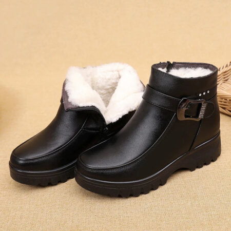 Bota de Inverno Feminina Acolchoada | WinterCozy - Image 2