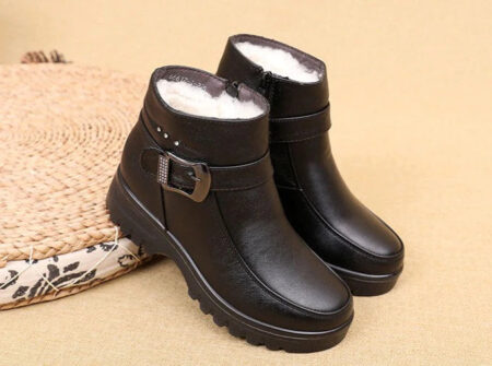 Bota de Inverno Feminina Acolchoada | WinterCozy - Image 3