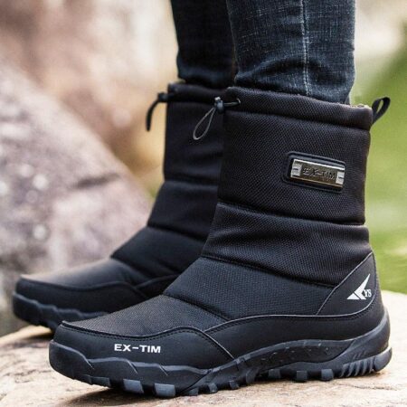 Bota de Inverno Masculina Forrada em Lã | WarmComfort - Image 2