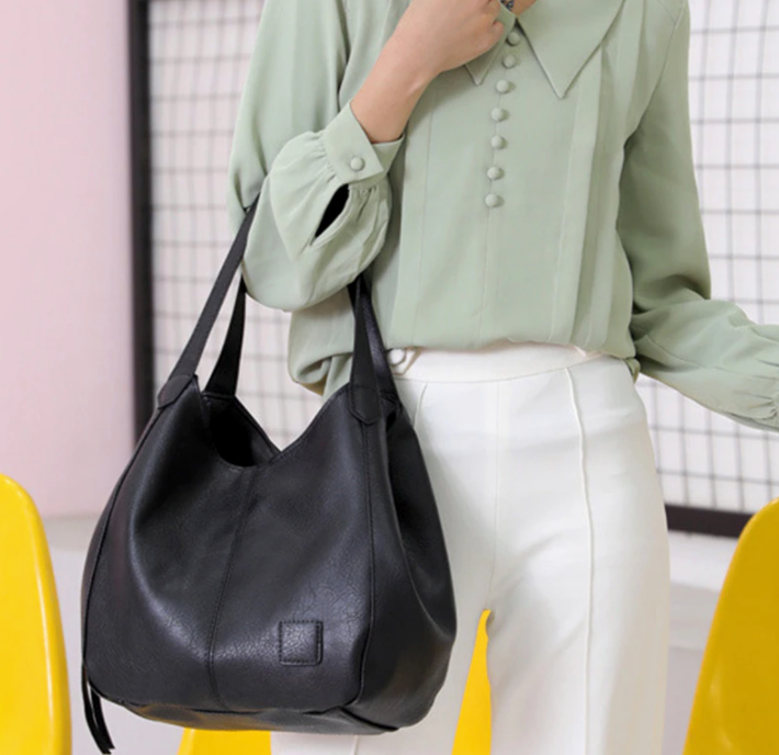 Bolsa Madrid - Couro Premium - Imagem 12