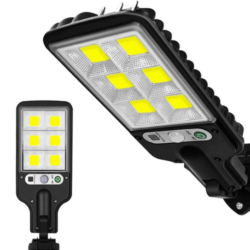 Refletor Solar LED Com 3 Modos de Luz