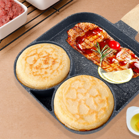 Frigideira Gold Chef 3 em 1 [NÃO GRUDA NADA] - Imagem 3