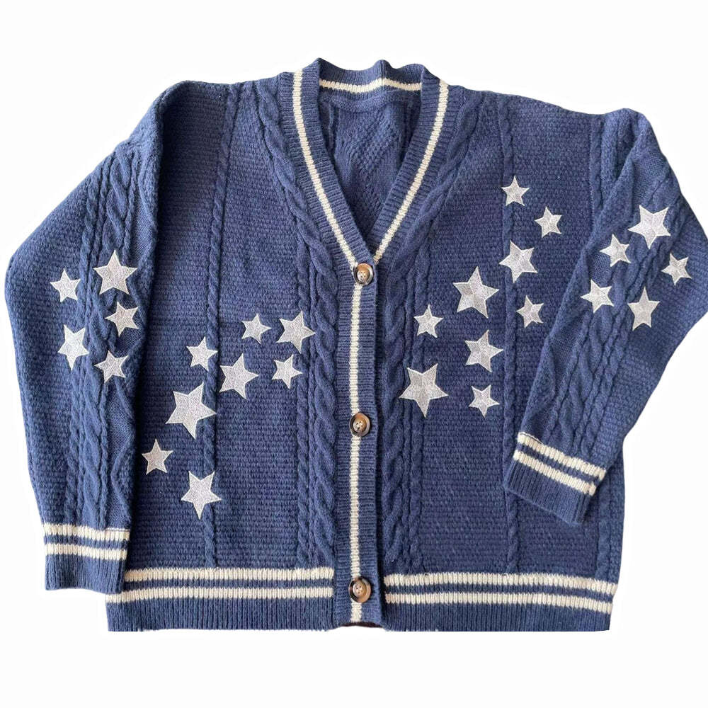 Cardigan Feminino de Inverno de Malha Bordado - Imagem 7