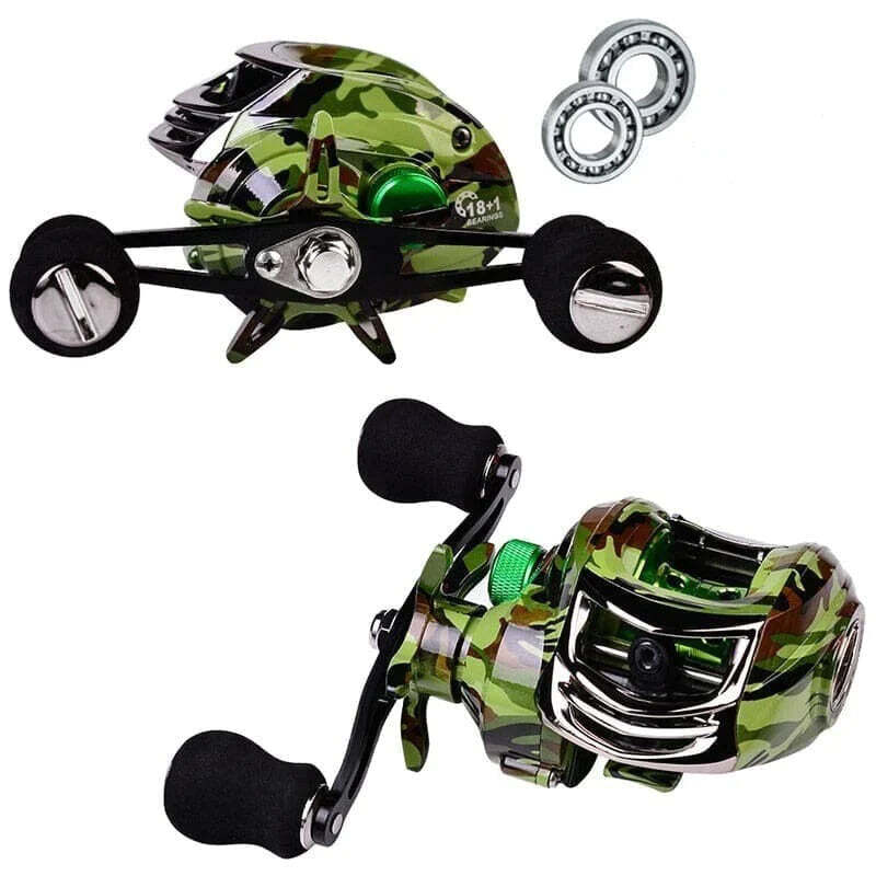 Carretilha De Pesca Com 19 Rolamentos e Drag 10Kg - Imagem 4