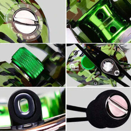 Carretilha De Pesca Com 19 Rolamentos e Drag 10Kg - Imagem 8