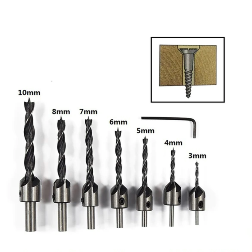 Brocas Escareadora Kit Completo - Imagem 8