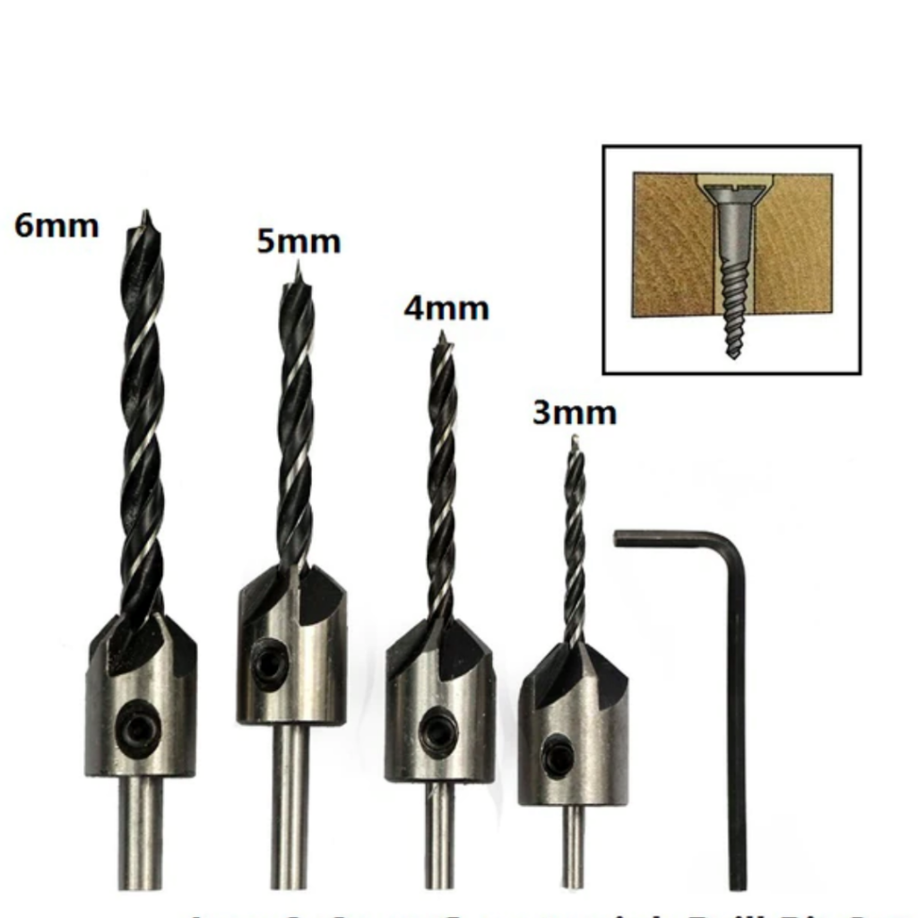 Brocas Escareadora Kit Completo - Imagem 7