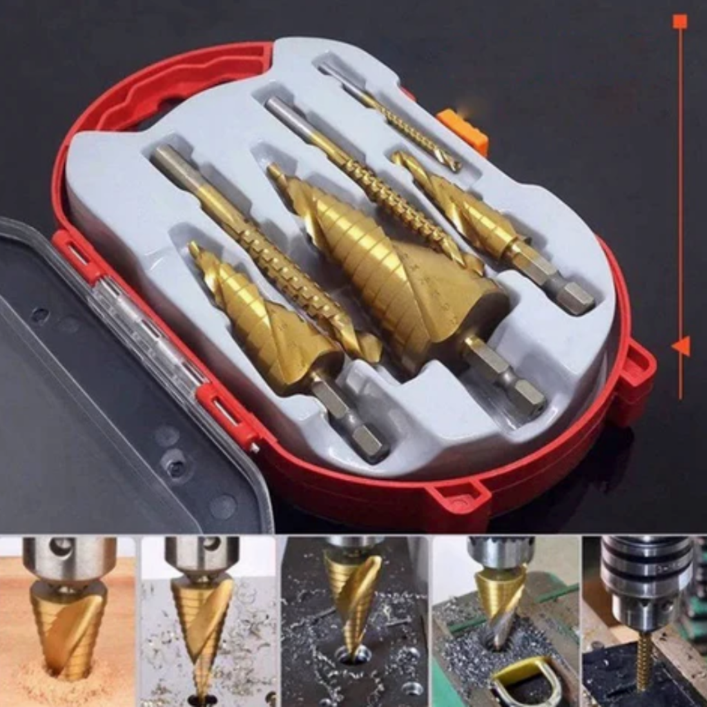 Brocas Titânio Kit 6 Peças Com Caixa Organizadora | Fast Holes - Imagem 6