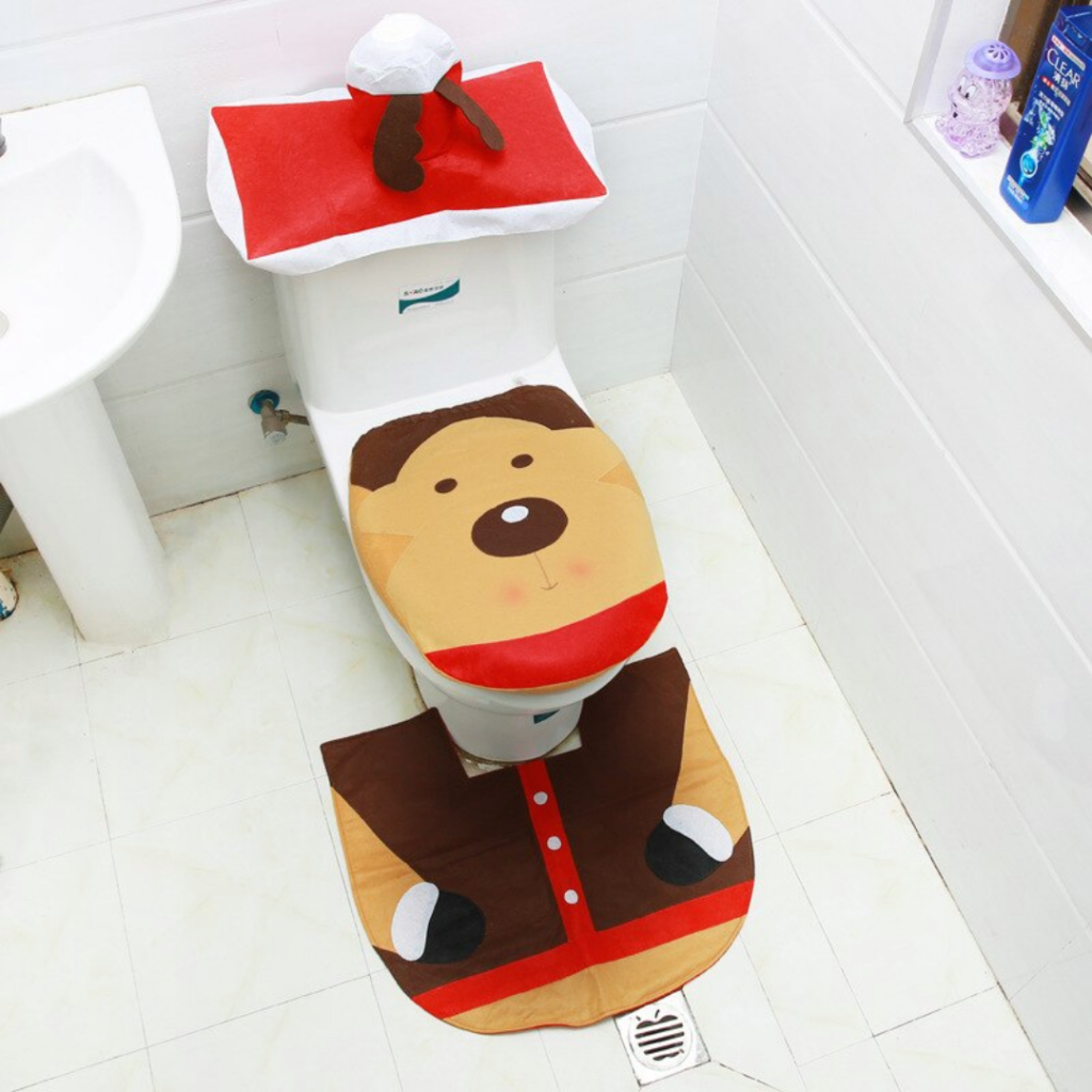 Conjunto De Natal Para Banheiros | Quality Set - Imagem 4