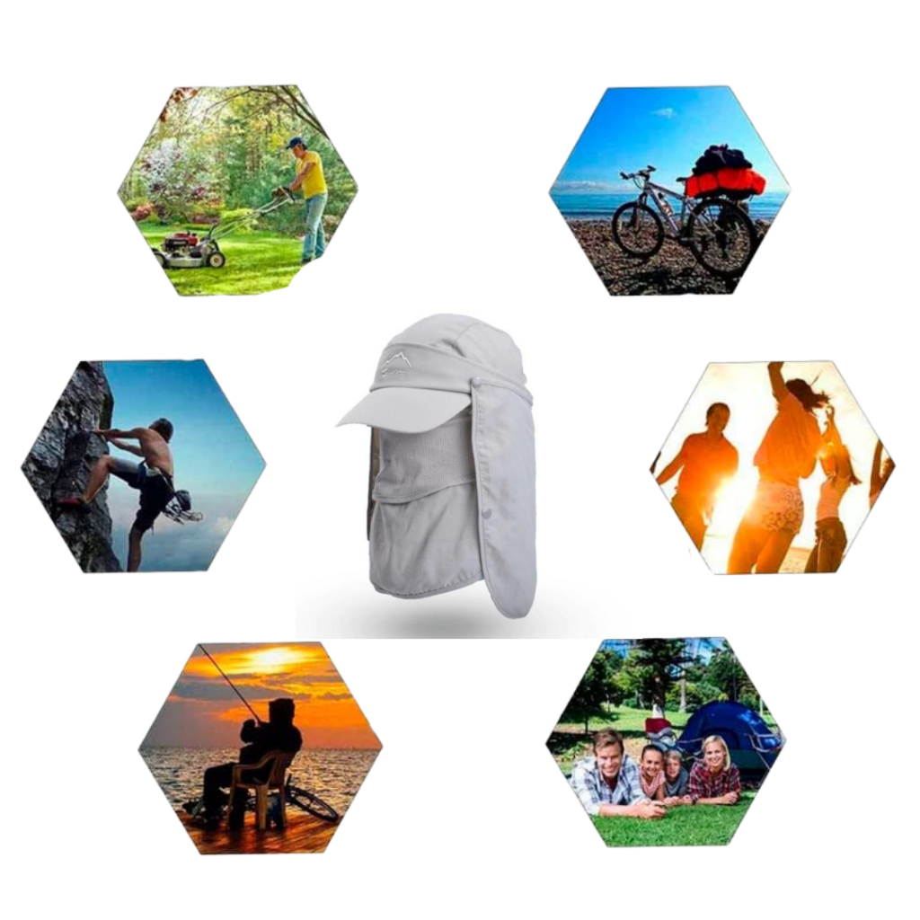 Boné para Pesca com Proteção UV 4 em 1 | Comfort Cap - Imagem 3