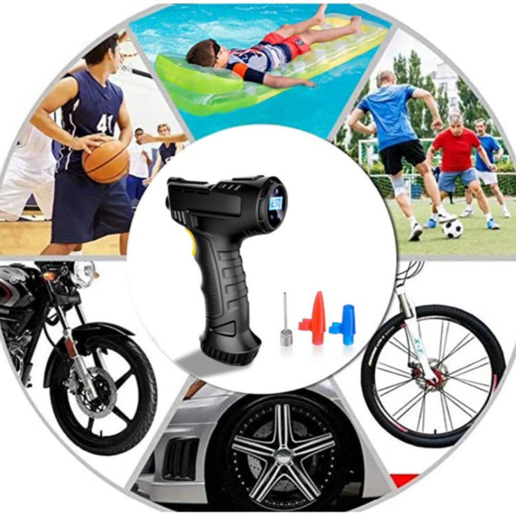 Calibrador De Pneus Digital + 3 Bicos Diferentes | Safe Pistol - Imagem 3