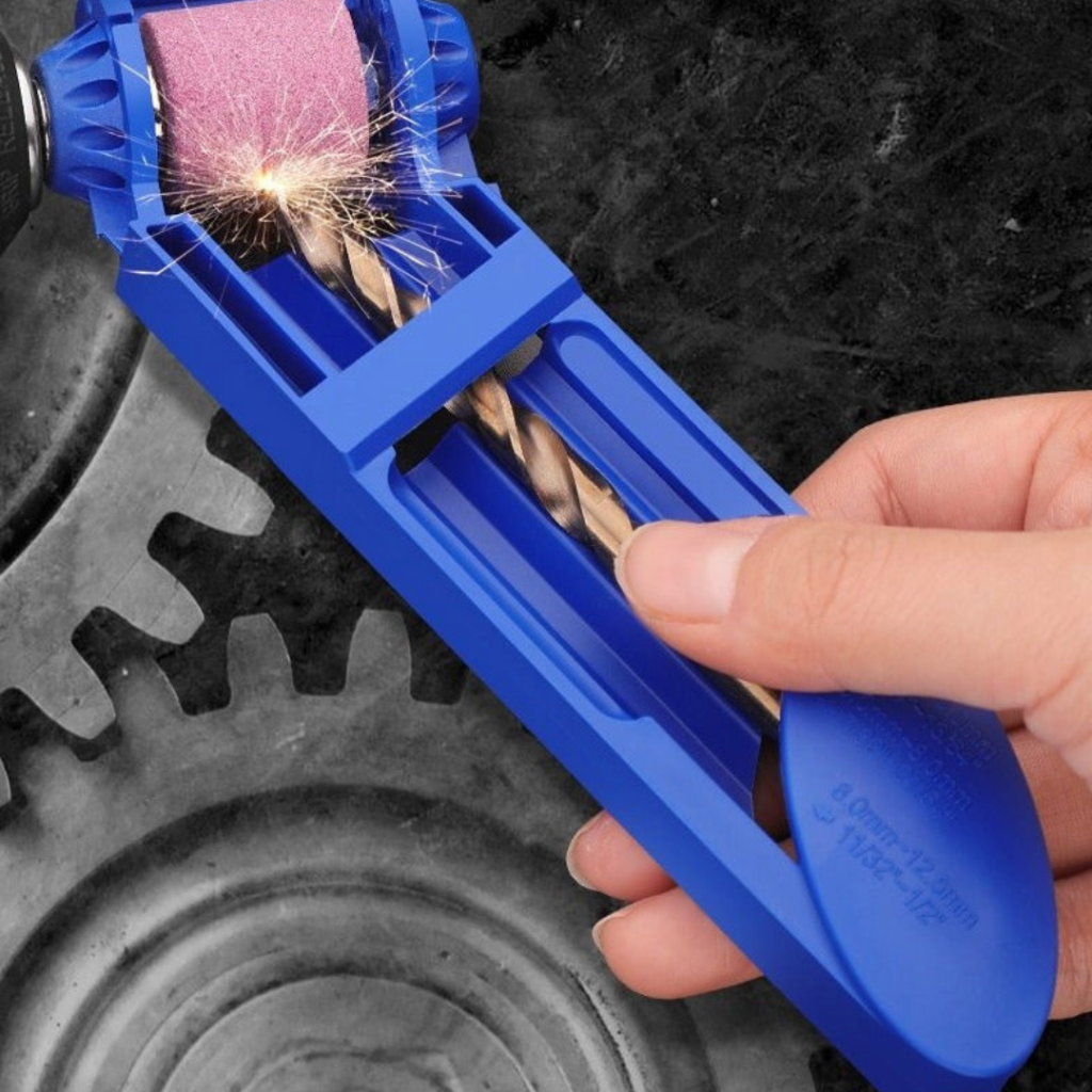 Afiador De Broca + Rebolo Extra De Brinde | Drill Sharpener - Imagem 2