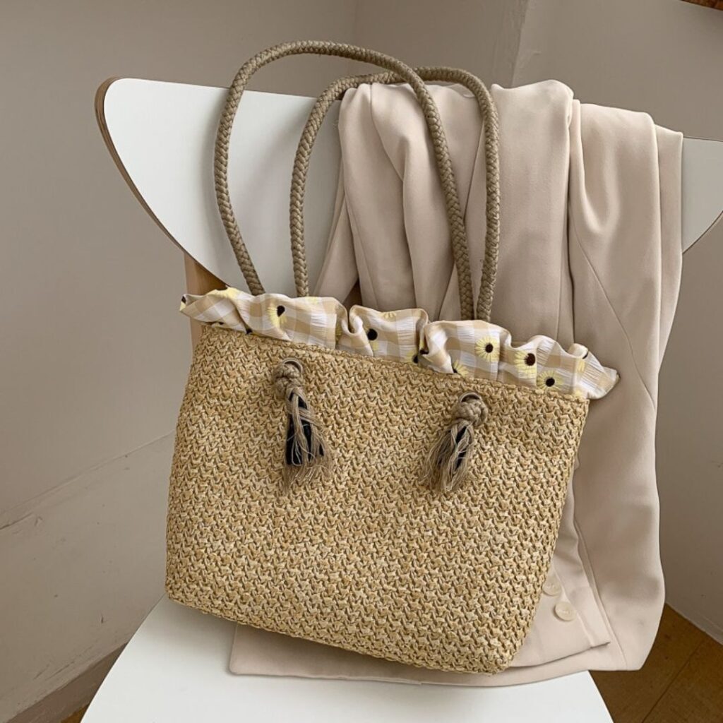 Bolsa De Palha Feminina Para o Verão - Imagem 10