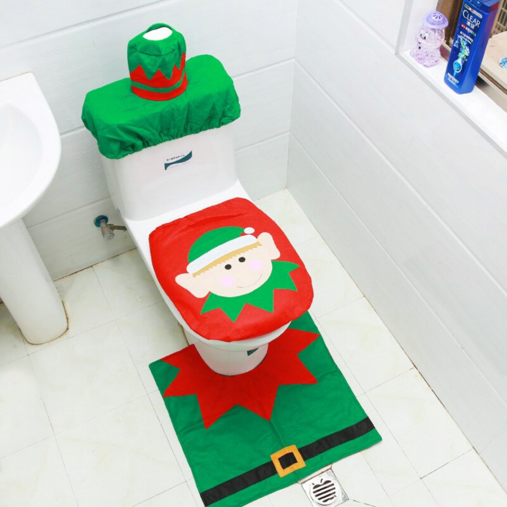 Conjunto De Natal Para Banheiros | Quality Set - Imagem 5