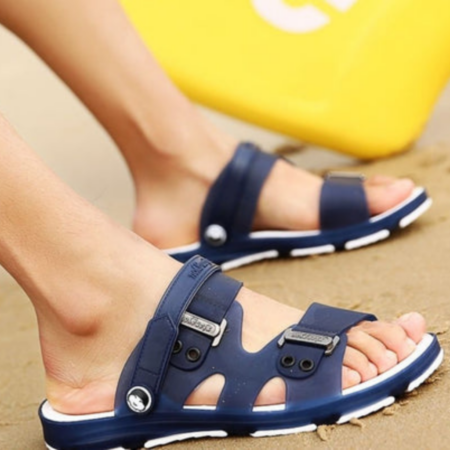 Sandália De Couro Masculina Ortopédica - Imagem 3