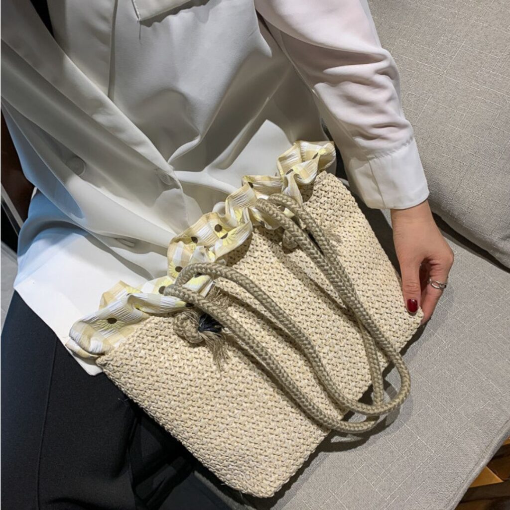 Bolsa De Palha Feminina Para o Verão - Imagem 14