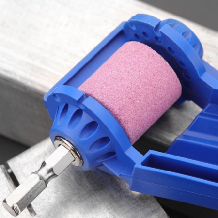Afiador De Broca + Rebolo Extra De Brinde | Drill Sharpener - Imagem 4