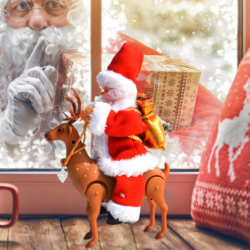 Papai Noel Divertido Para Decoração De Natal