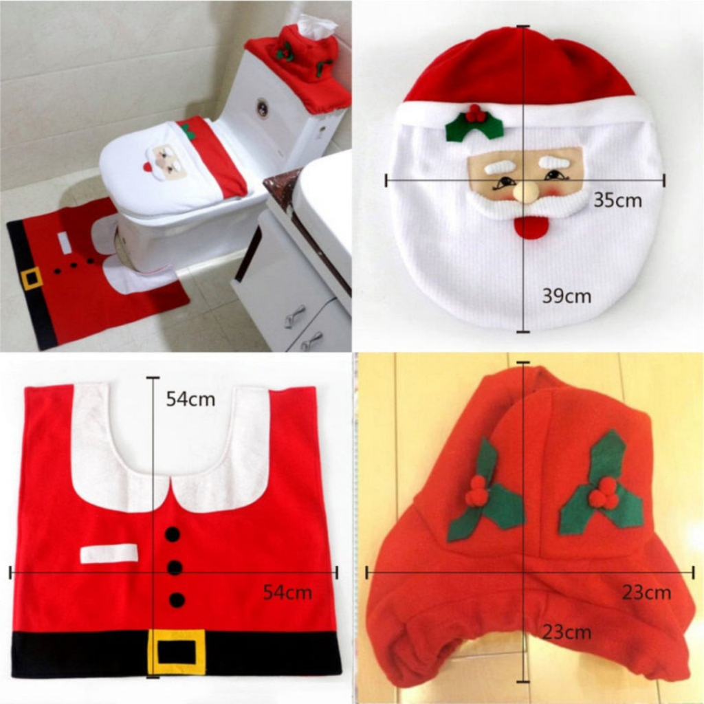 Conjunto De Natal Para Banheiros | Quality Set - Imagem 7