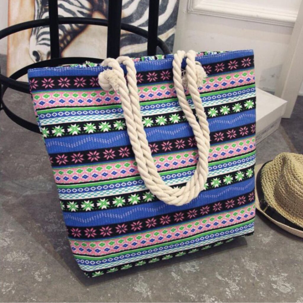 Bolsa De Estampa Feminina De Praia - Imagem 3