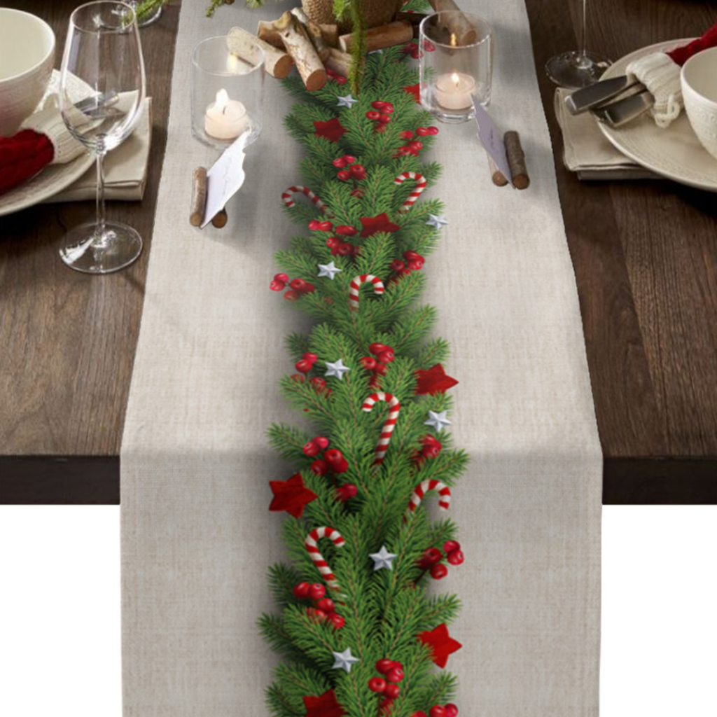Toalha De Mesa Natalina Para Decoração | Ready Table - Imagem 8