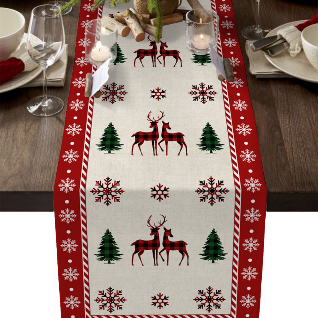 Toalha De Mesa Natalina Para Decoração | Ready Table - Imagem 5