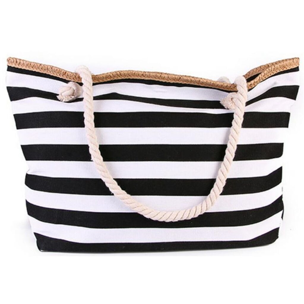 Bolsa Listrada De Praia - Imagem 6