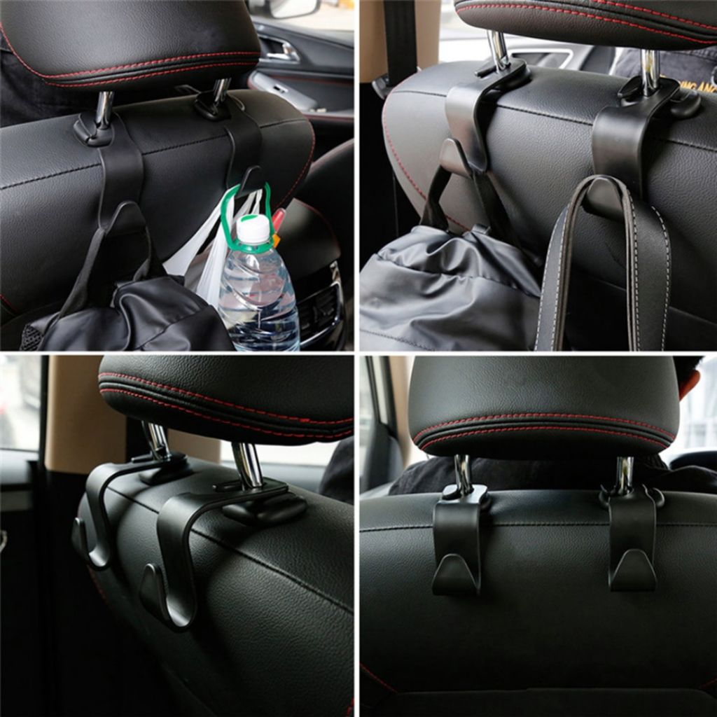 Kit 4 Ganchos Para Bancos Traseiros De Carros | Seat Hook - Imagem 4