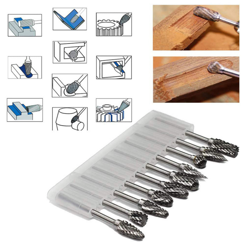Brocas Rotativas Conjunto Com 10 Peças | Clean Wood - Imagem 6