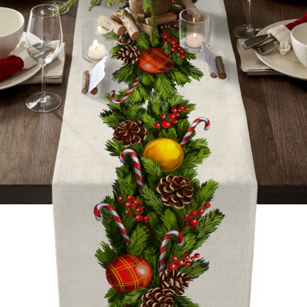 Toalha De Mesa Natalina Para Decoração | Ready Table - Imagem 11