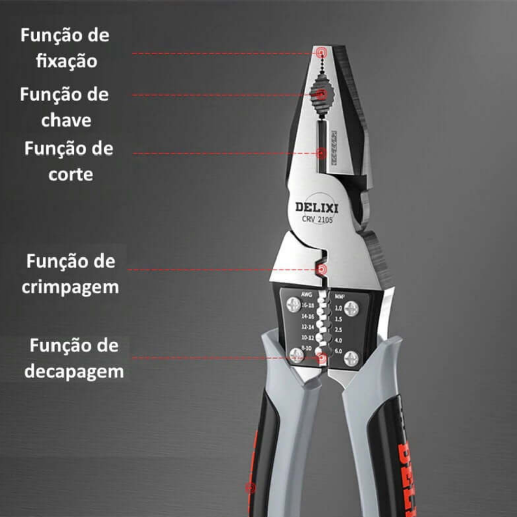Alicate Multifuncional | Delixi - Imagem 2