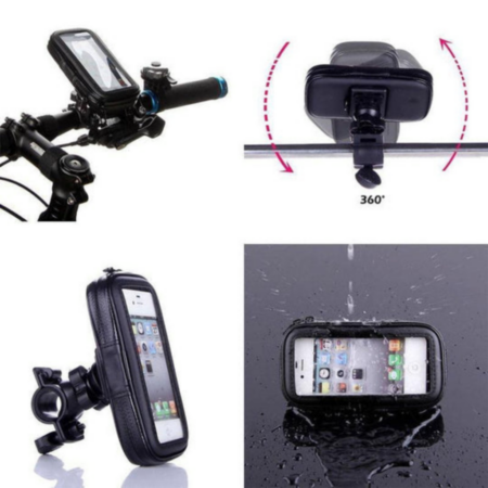 Suporte De Celular Para Moto e Bicicleta 360° Graus - Imagem 5