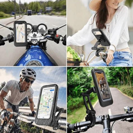 Suporte De Celular Para Moto e Bicicleta 360° Graus - Imagem 4