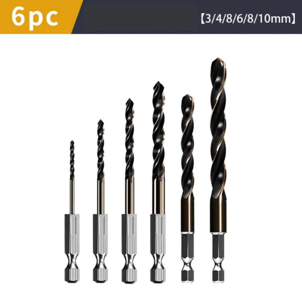 Brocas Haste Hexagonal | Conjunto Completo Com 6 Peças - Imagem 7