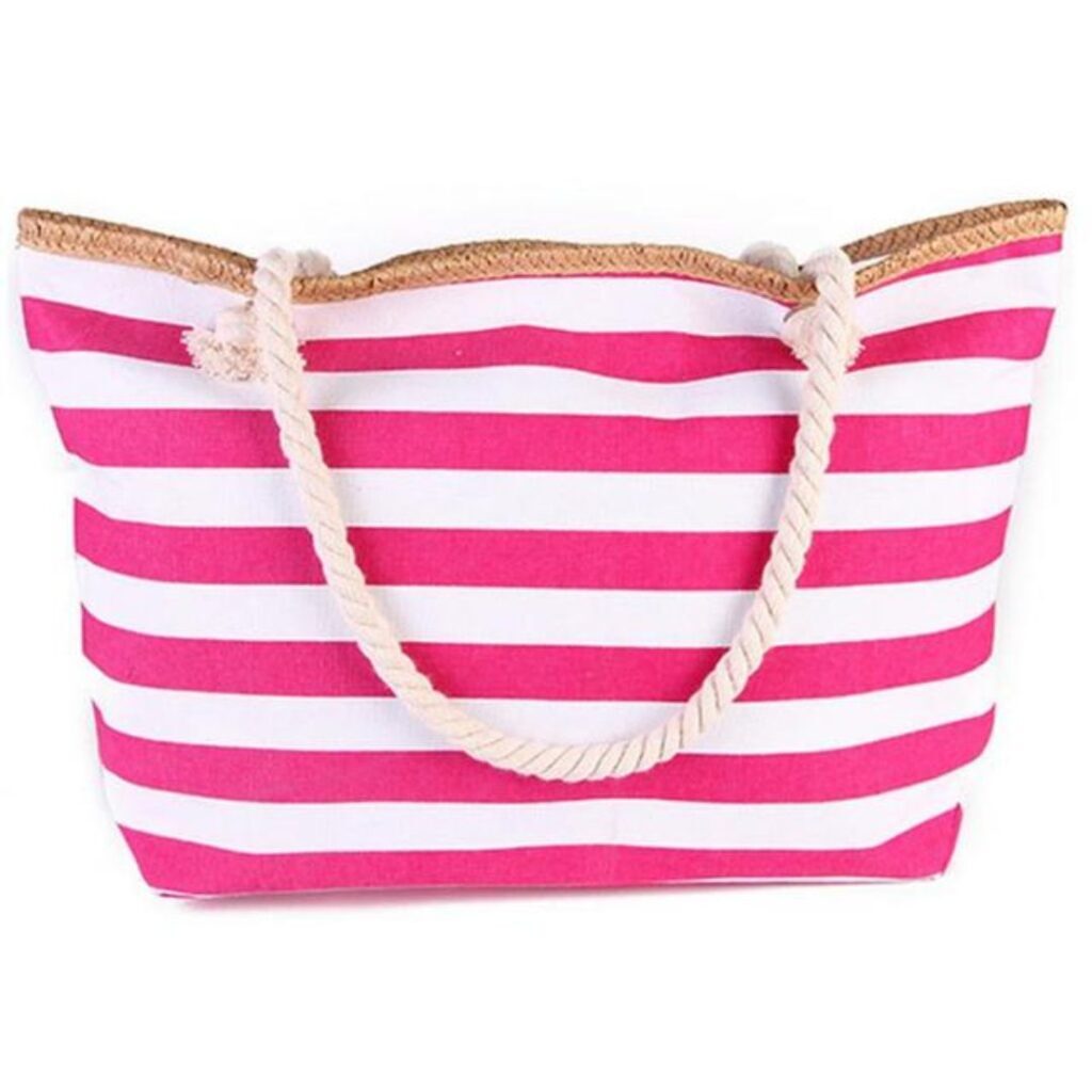 Bolsa Listrada De Praia - Imagem 8