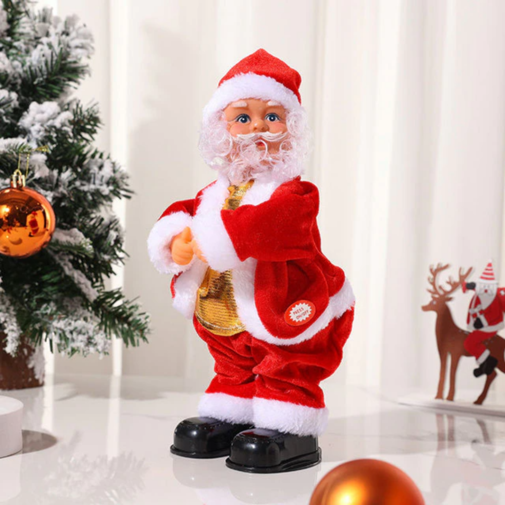 Papai Noel Dançarino Eletrônico Para Decoração De Natal - Imagem 6
