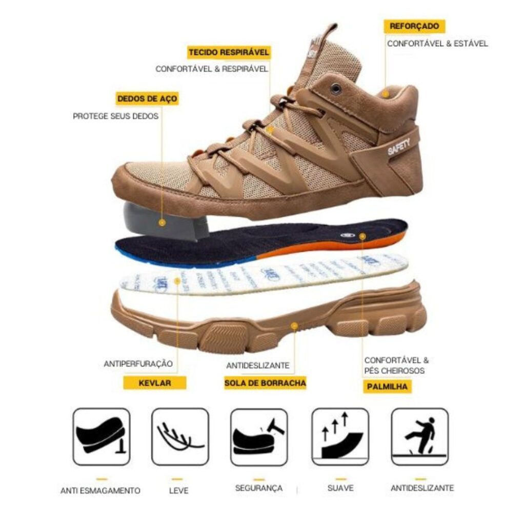 Bota Militar Super Resistente Masculina - Imagem 9