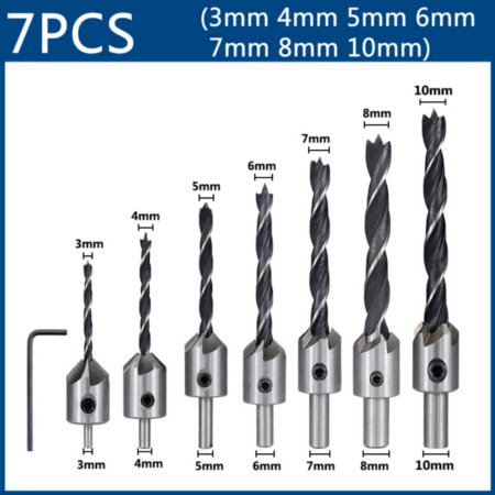 Brocas Escareadora Kit Completo - Imagem 6
