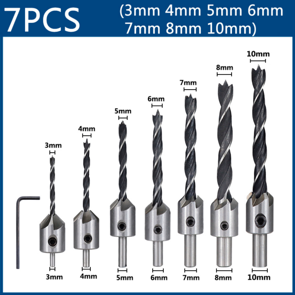 Brocas Escareadora Kit Completo - Imagem 6