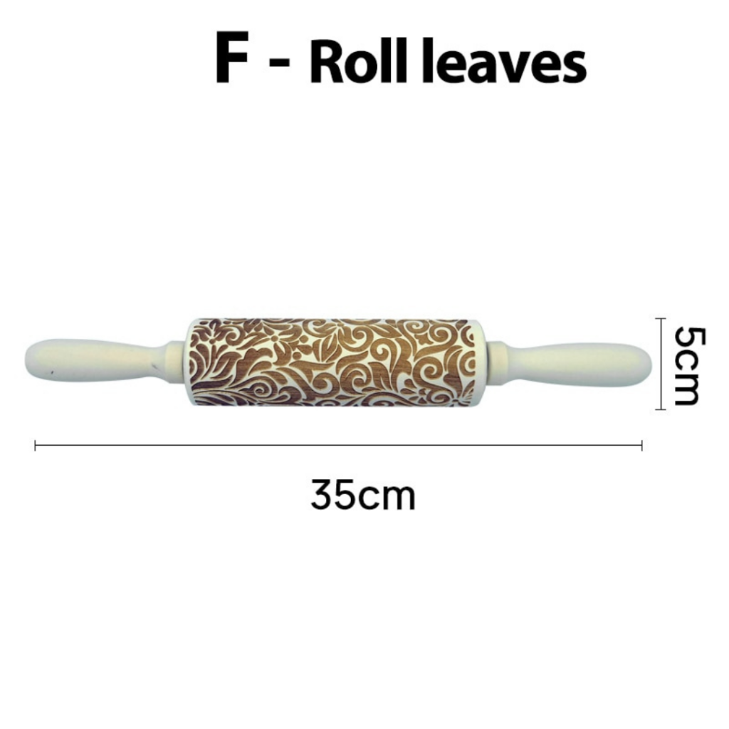 Rolo Modelador Decorativo Para Receitas De Natal - Imagem 12