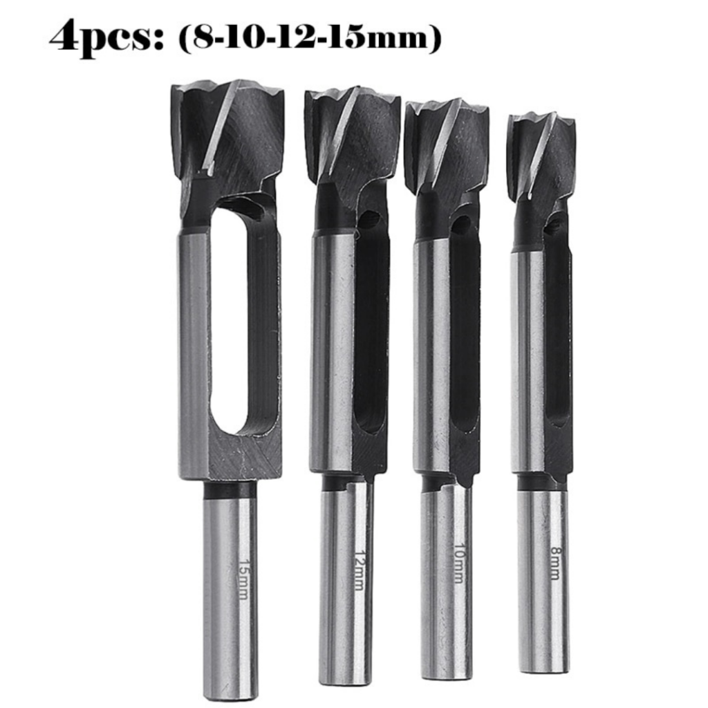 Brocas Para Fazer Cavilhas e Espigas | Kit Com 4 Peças - Imagem 2