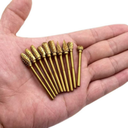 Kit Com 10 Limas Rotativas Profissional Multiuso