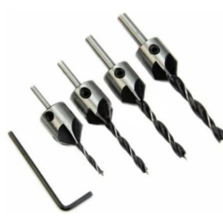 Brocas Escareadora Kit Completo