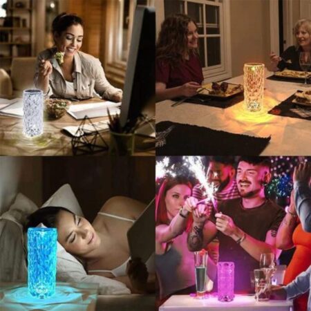 Luminária De Cristal Com 16 Cores Sensível ao Toque - Imagem 4